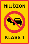 Vägmärke Klass 1